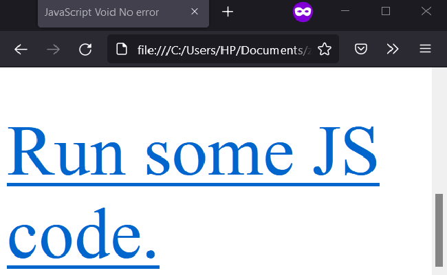 Href # Vs JavaScript Void | Delft Stack